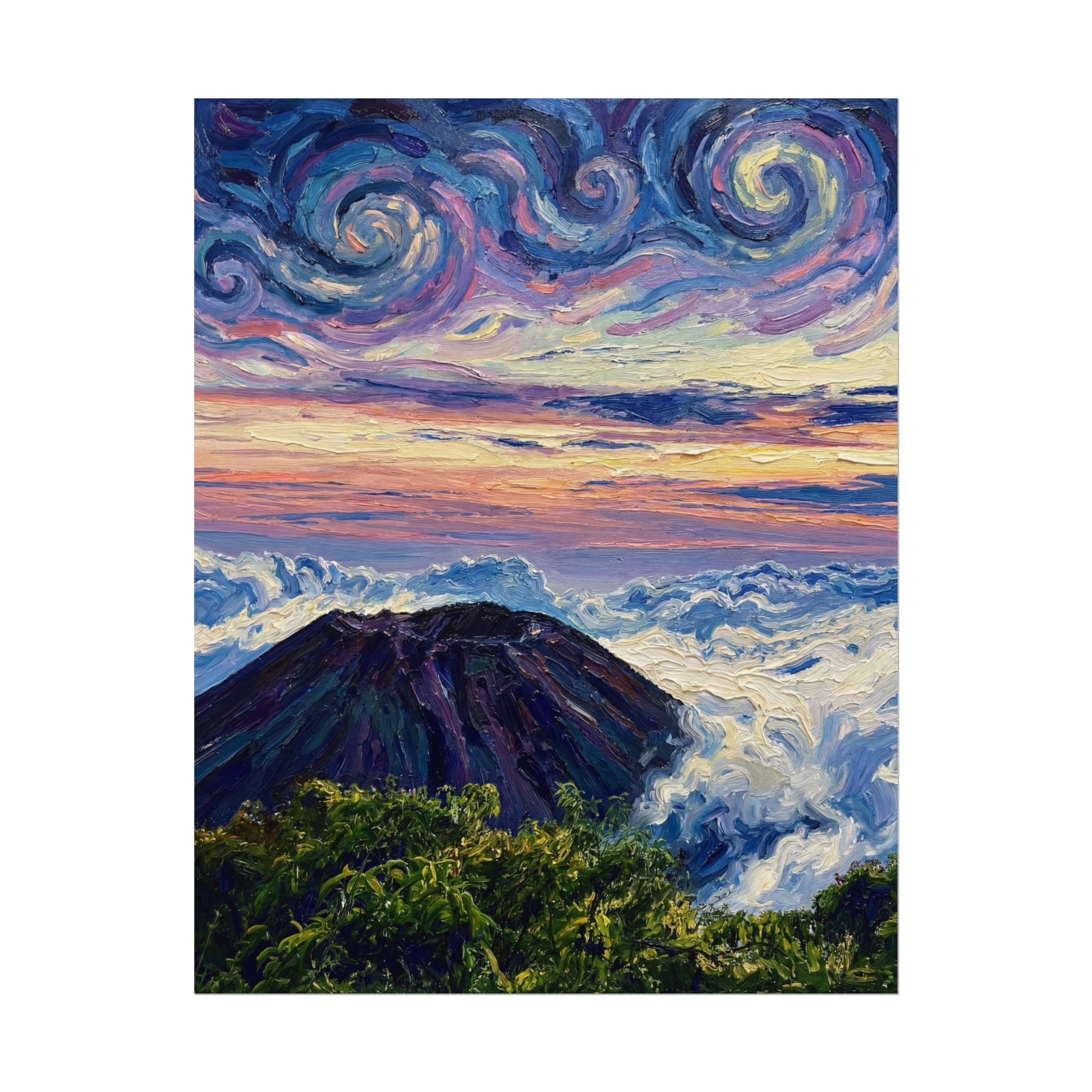 "Encima del Mundo" Volcán de Izalco Above the Clouds — Print Only