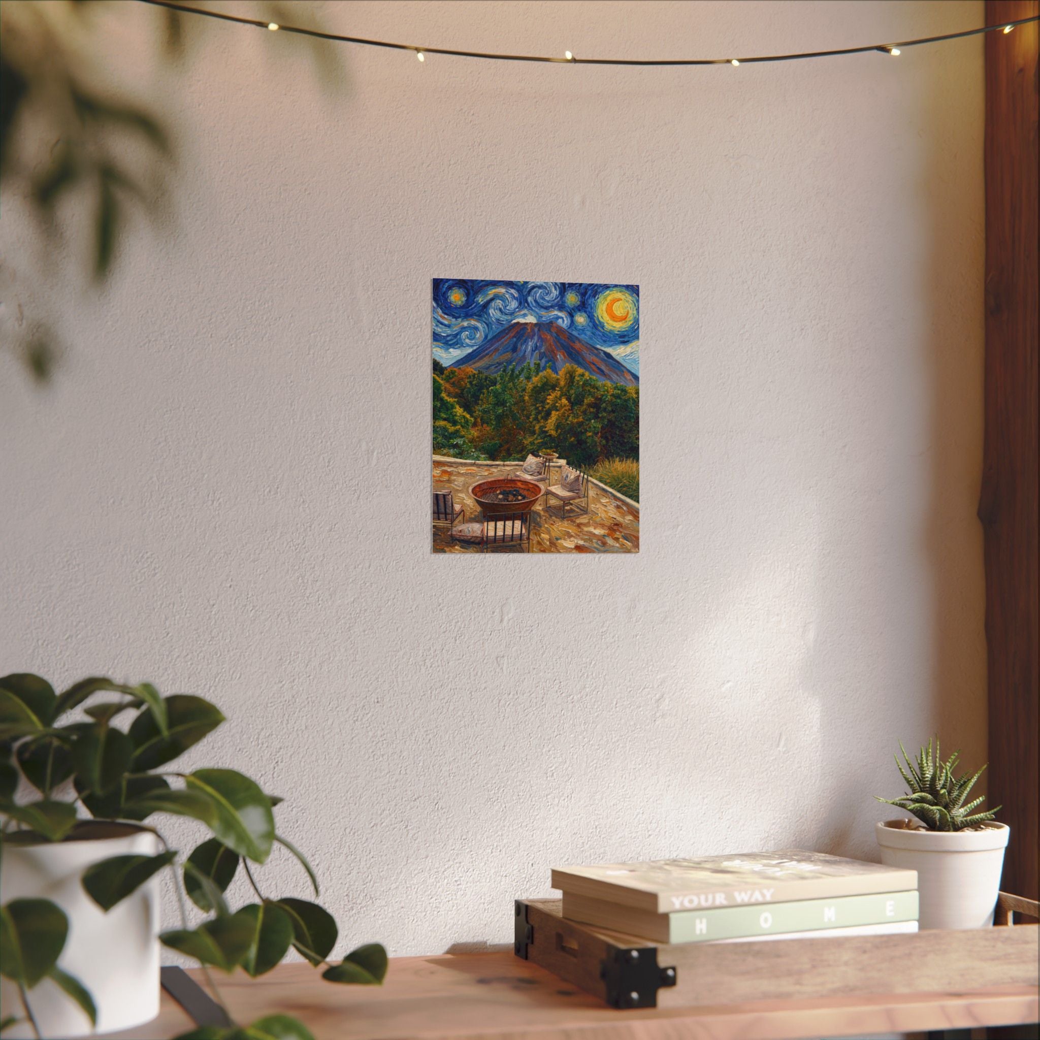 "El Faro del Pacífico" Volcán de Izalco, Terrace View — Print Only