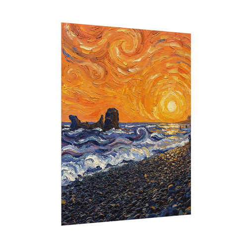 "El Último Sol de El Tunco" El Tunco Beach Sunset, El Salvador — Print Only