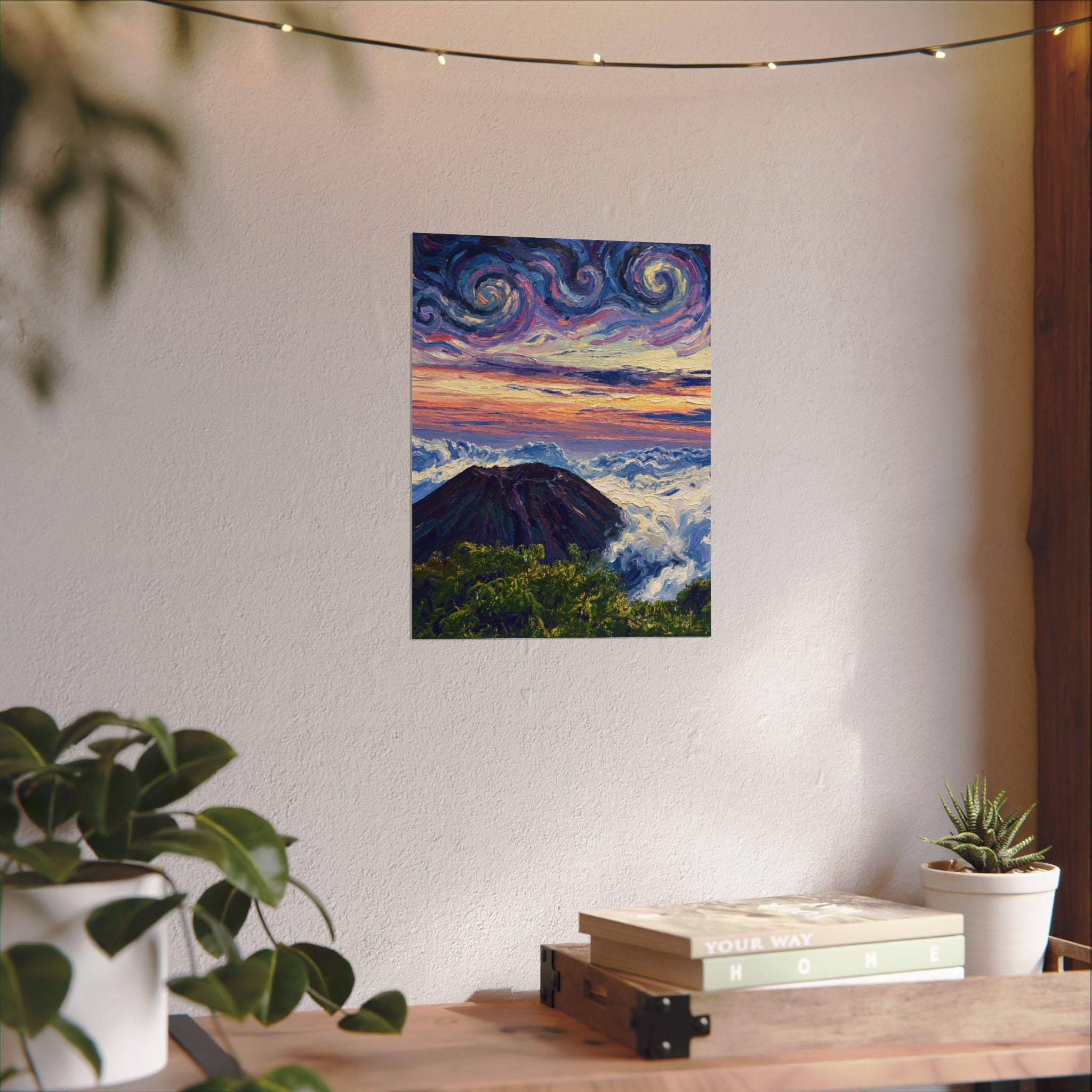 "Encima del Mundo" Volcán de Izalco Above the Clouds — Print Only