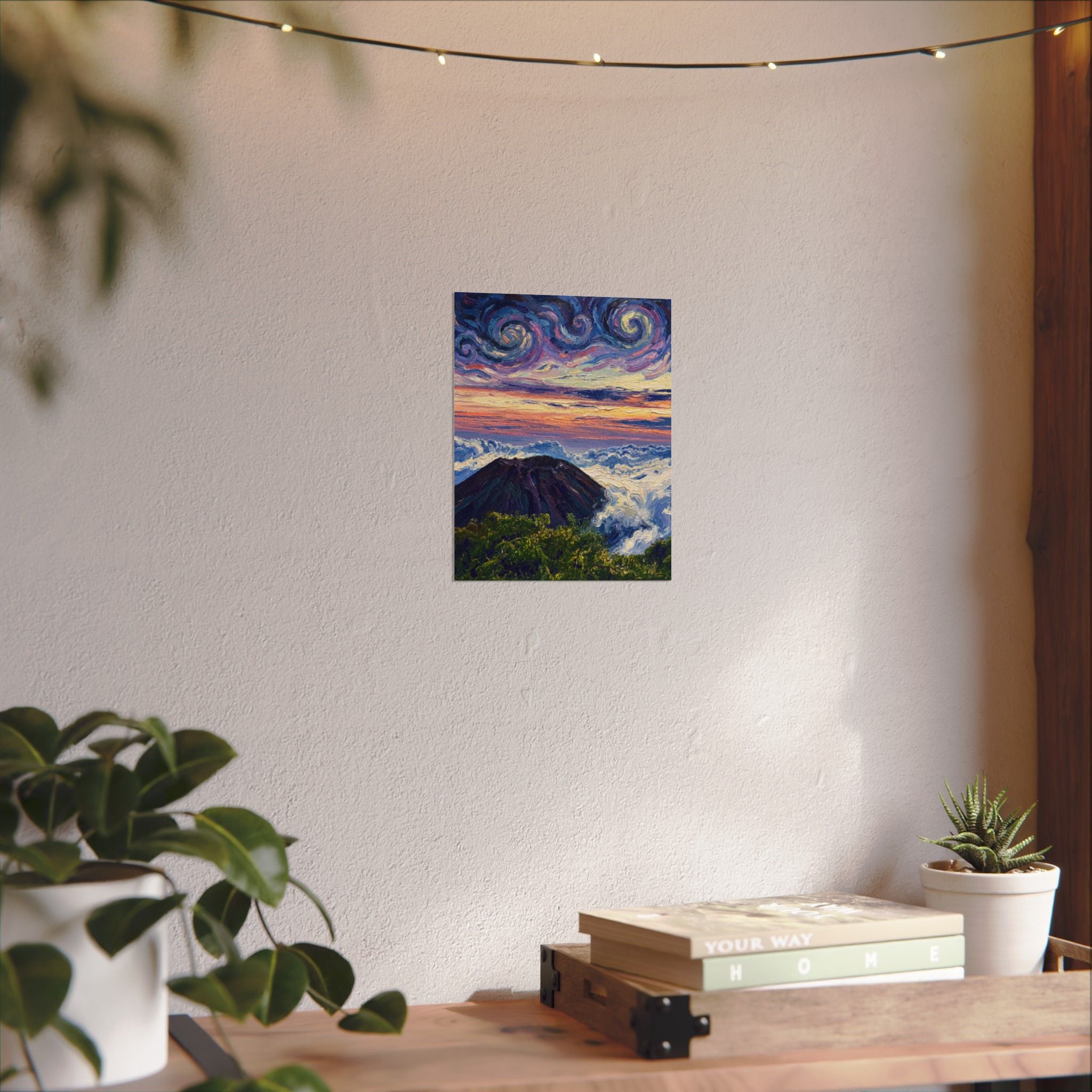 "Encima del Mundo" Volcán de Izalco Above the Clouds — Print Only