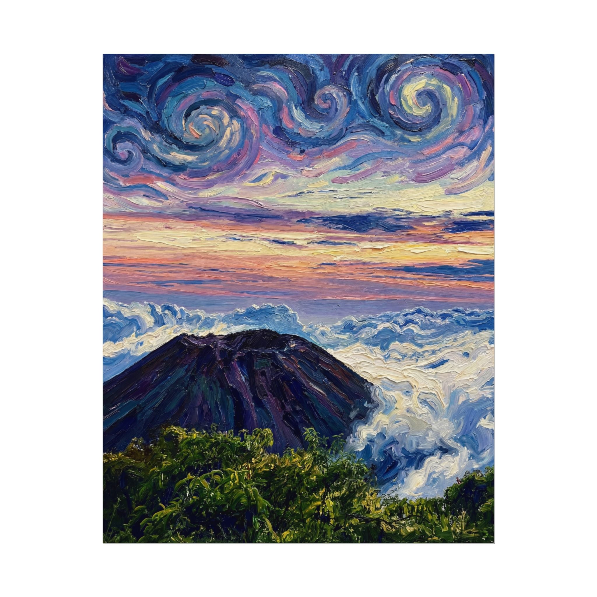 "Encima del Mundo" Volcán de Izalco Above the Clouds — Print Only