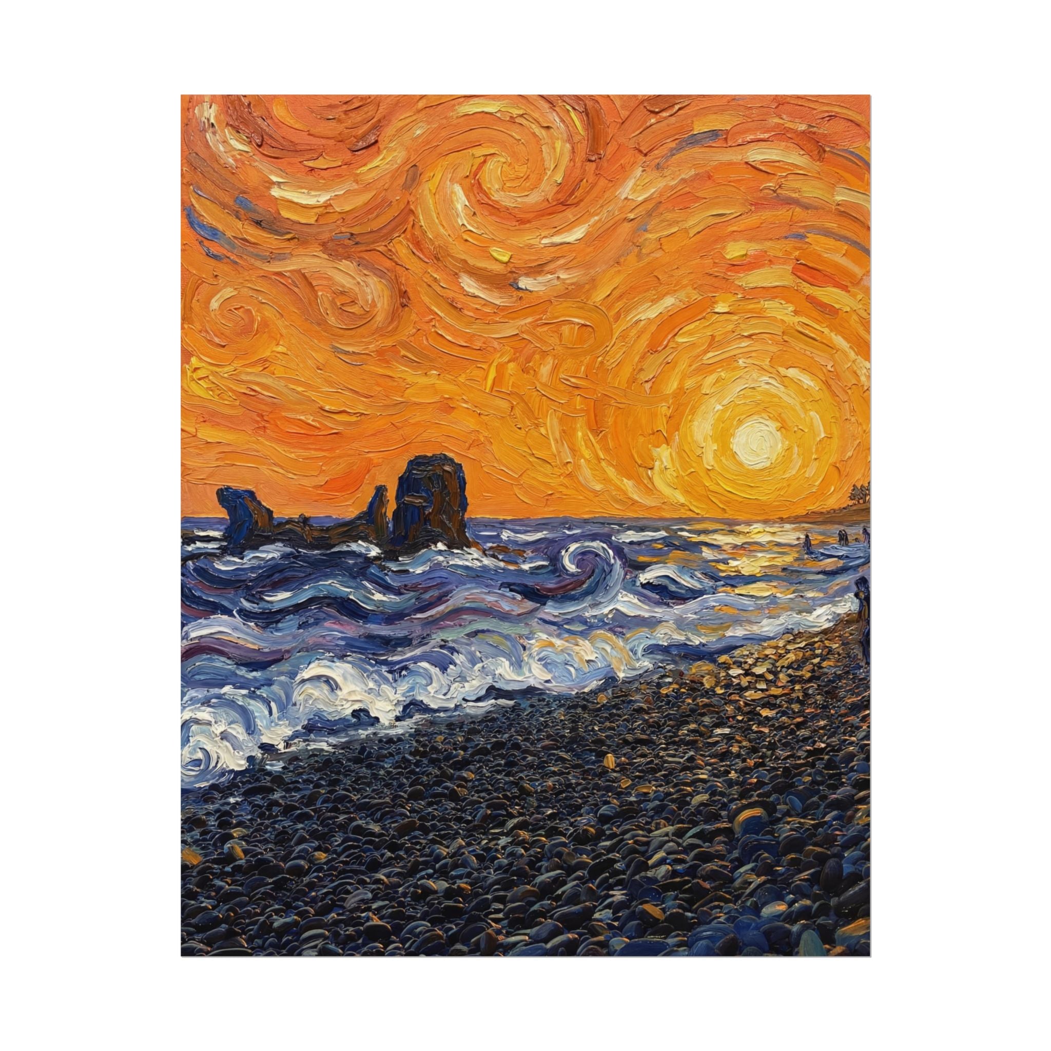 "El Último Sol de El Tunco" El Tunco Beach Sunset, El Salvador — Print Only