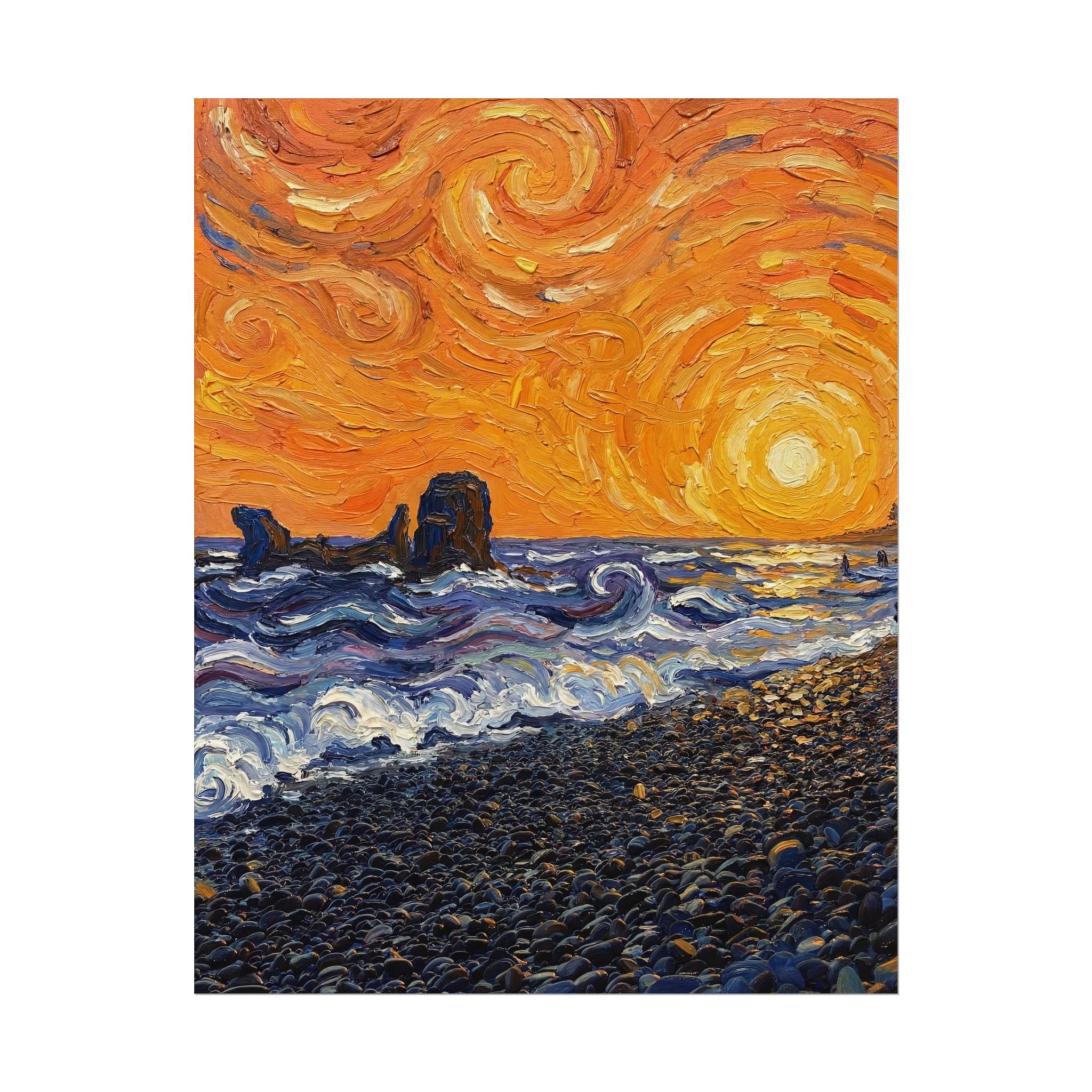 "El Último Sol de El Tunco" El Tunco Beach Sunset, El Salvador — Print Only