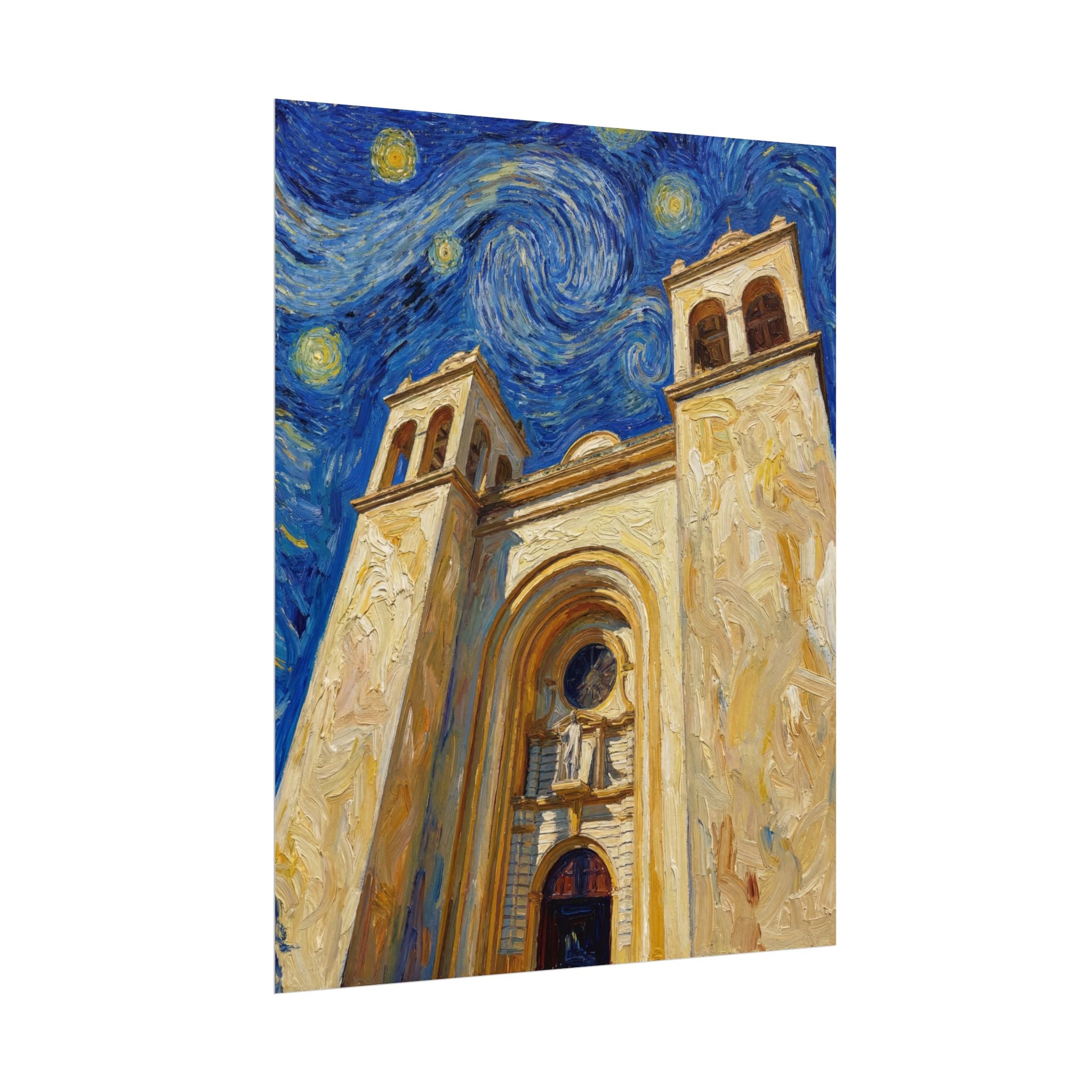 "La Catedral Bajo las Estrellas" Catedral Metropolitana de San Salvador — Print Only