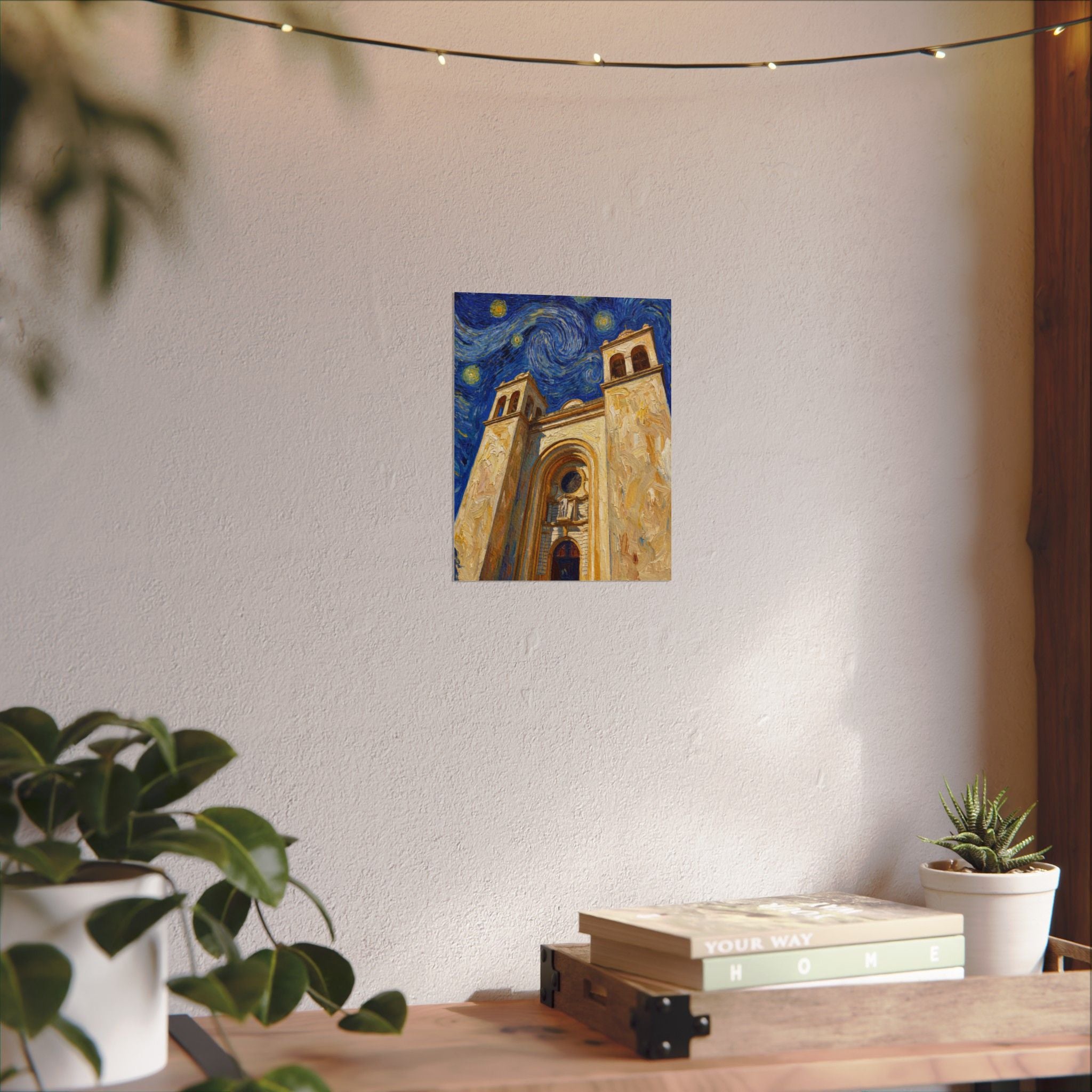 "La Catedral Bajo las Estrellas" Catedral Metropolitana de San Salvador — Print Only