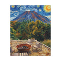 El Faro del Pacífico: El Salvador canvas wall art by Memora—real photo, painterly style, ships USA.