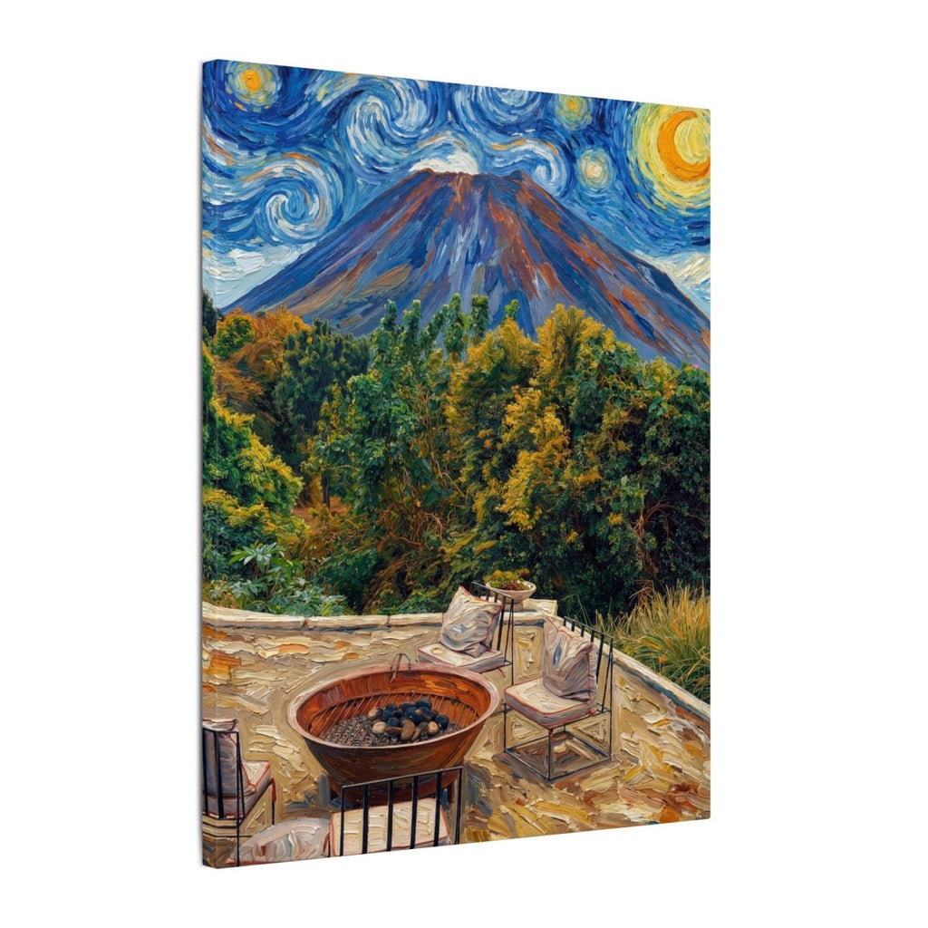 Alternate view: El Faro del Pacífico, Salvadoran landscape wall art, Memora.