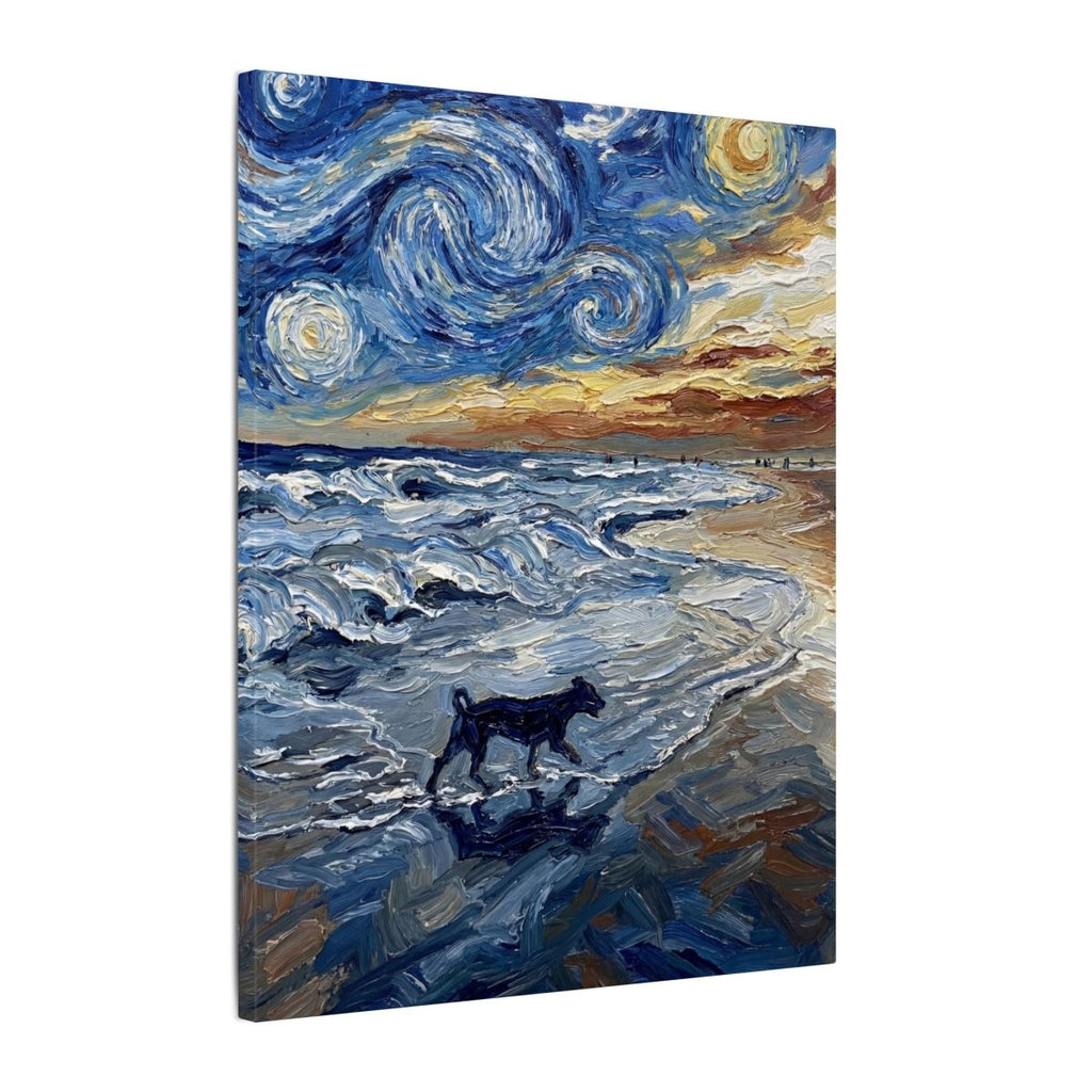 Alternate view: El Cuco Beach, San Miguel — Canvas 16x20, Salvadoran landscape wall art, Memora.