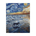 El Cuco Beach, San Miguel — Canvas 16x20: El Salvador canvas wall art by Memora—real photo, painterly style, ships USA.