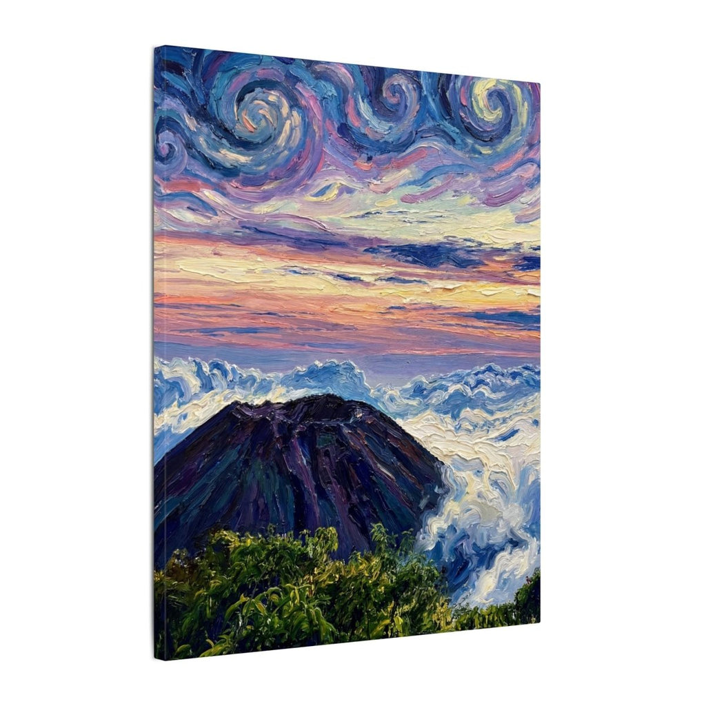 Alternate view: Encima del Mundo, Salvadoran landscape wall art, Memora.