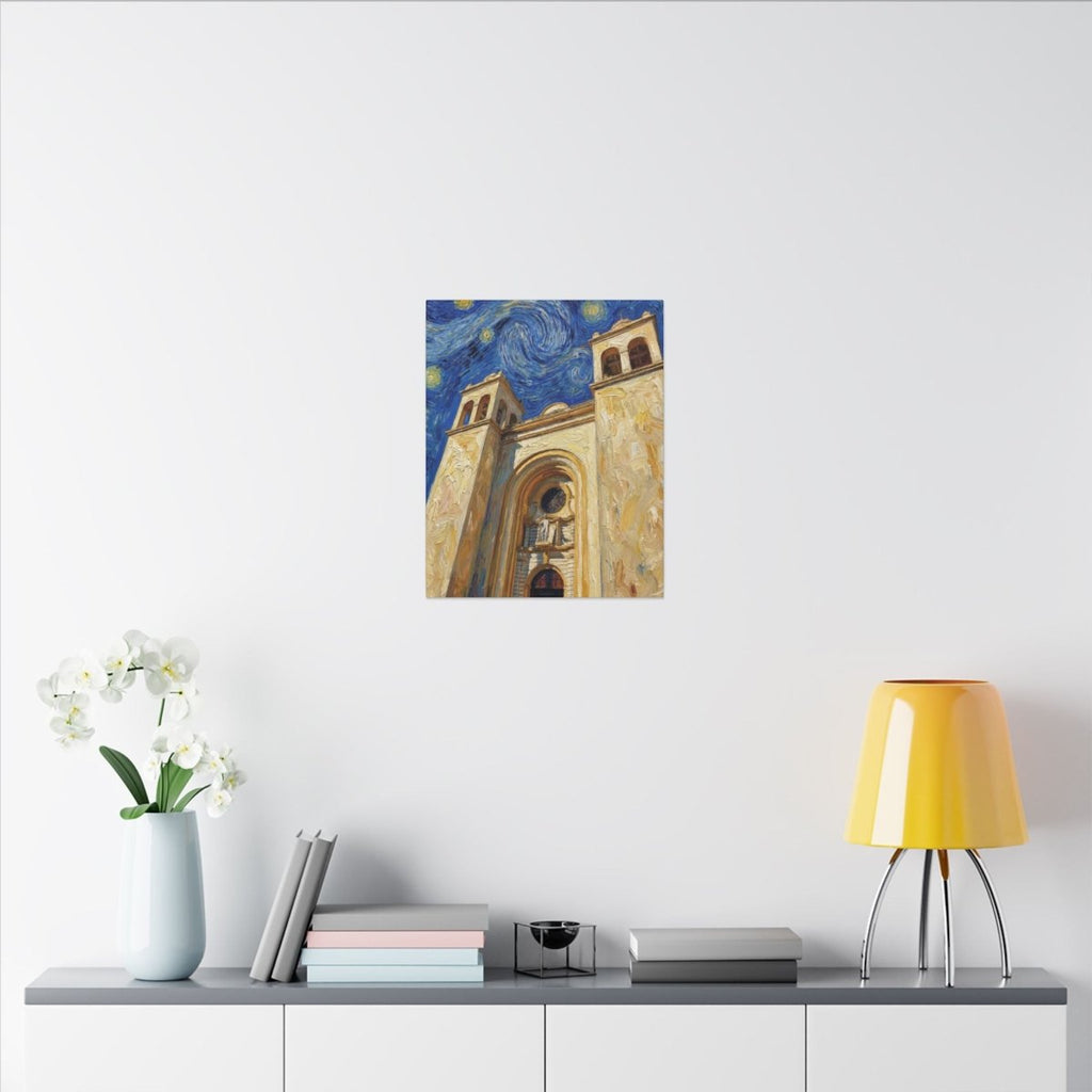 Gallery 4: La Catedral Bajo las Estrellas—El Salvador fine art print, Memora.