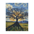 Las Raíces Que Nadie Ve: El Salvador canvas wall art by Memora—real photo, painterly style, ships USA.