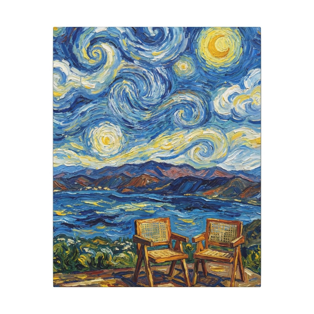 Las Sillas Que Nadie Olvidó: El Salvador canvas wall art by Memora—real photo, painterly style, ships USA.