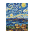 Las Sillas Que Nadie Olvidó: El Salvador canvas wall art by Memora—real photo, painterly style, ships USA.